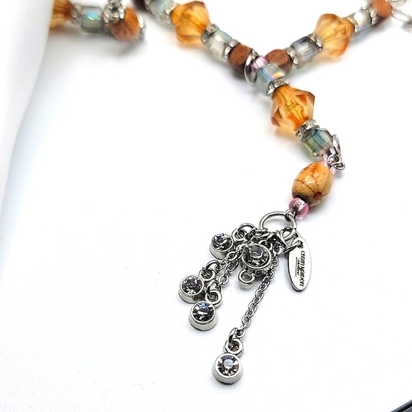 Amber Woodland Jewelry Set for Women includes Necklace, Bracelet & Earrings - Picture 8 of 11